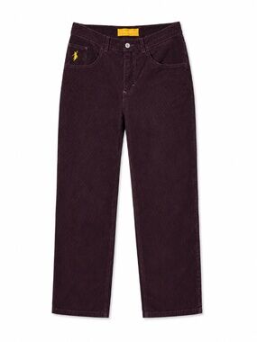 Polar Skate Co Corduroy Pants Plum Purple Straight Leg 28x30 Men's